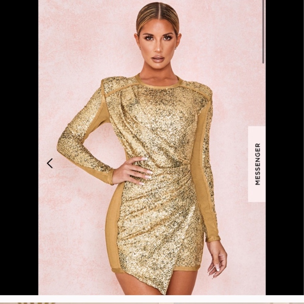 Gold dress